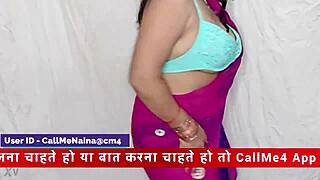 naina, the sexy desi girl, says 'talk to me naughty' while playing with big tits and ass