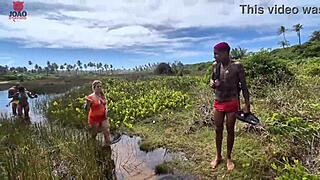 yo, nudist beach adventure turns into a wild orgy with everyone