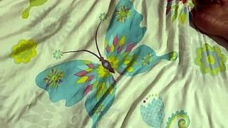 My stepsister's back from the party, asleep! I sneak in and cum on her pussy and ass!