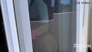 He Never Stopped Suckling on Jayne Doh's Tits in Wild POV Action