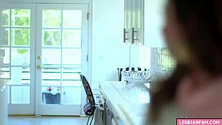 Why is this tiny lesbian girl sucking tits and fingering tight pussy?