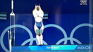 Gostosas dos saltos ornamentais