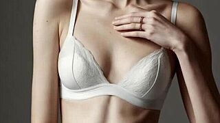 Cute Romanian girls pose in lingerie and underwear, barefoot and sexy