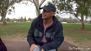 the wife kortney kane enjoys taking dick while hubby grabs a drink 🍺