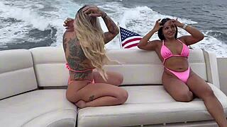 kali and brandy get fucked on yacht 😍