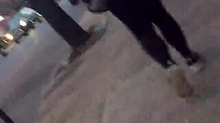 short girl with phat ass caught on hidden cam.