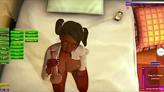 fucking my hentai roleplay with big cock blowjob and hardcore interracial