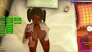 fucking my hentai roleplay with big cock blowjob and hardcore interracial