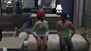 step brother and step sister erika acharya get caught by step father