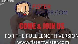 Intense Emotions in Lesbian Fisting Scene with Hot Blonde's Big Natural Tits