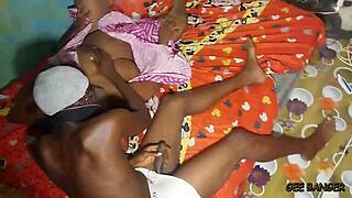 Ebony Queen Takes Blowbang From Bodybuilders!