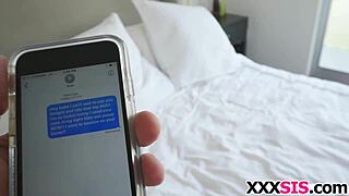 blonde stepsis lily rader hints at a big cock banging.