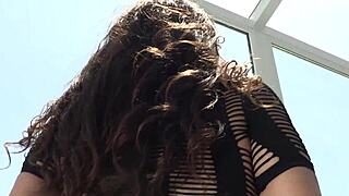 This nasty babe craves double, umm, rough action