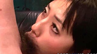 Slutty Azusa Nagasawa Asian Mega-Slut Deep Throats Spears In 3some Cumshot Action