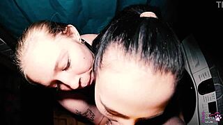 yo, wanna see double oral action with hot chicks in the bathroom tonight?