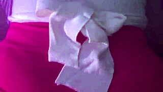 Panties aside for intense upskirt fucking action