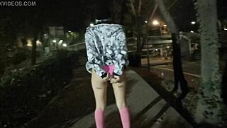 Mexican girl flashing in public 😏