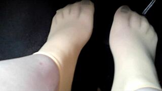 das beste von little 18+angel26 nylonf�sse 😍