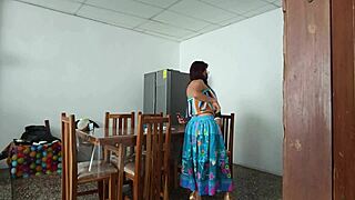 i sinful maid spread my pretty pussy for father in law in kinky homemade fetish