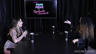 Melhores momentos da charlottye no papo prive com raphaela savanah - parte 1 watch on sheer red