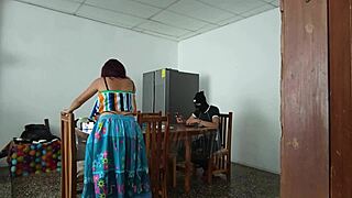 i sinful maid spread my pretty pussy for father in law in kinky homemade fetish