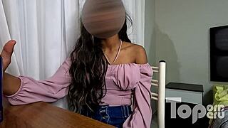 sandra, the stunning venezuelan morena, in casting 016