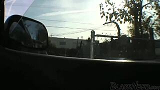 Blonde amateur takes rough bbc facial!