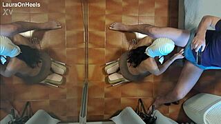 Preview - Milf In Pantyhose And High Heels Gives A Blowjob On Her Knees With Cum Swallowing!