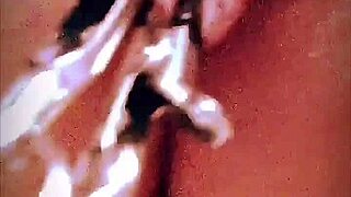 Big Pink Pussy Lips Dangled And Stretched Down With Weights In Close Up