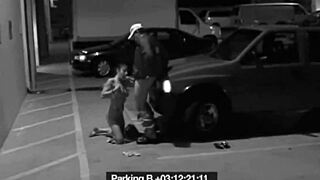 Watch This Slut Suck Security Guard's Cock In The Office To Escape A Fine!