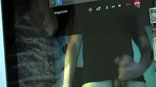 Smalltits domina pegs boyfriend until cumshot