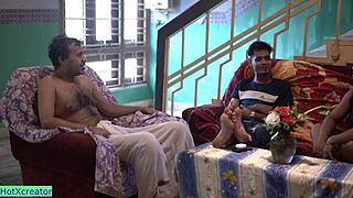 Bhabhi Agrees for Intense Sex Party! Amazing Hot Gangbang Fucking!