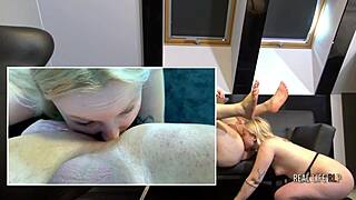 julia, new face in rlp 70, gets ass licked and rimmed by amateurs