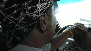 Blonde amateur takes rough bbc facial!