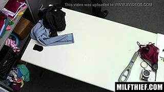 Curvy milf lisey sweet steals lingerie under watchful eyes