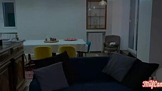 Beautiful redhead milf Sally gets filled in lingerie with big tits!