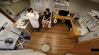 Mandatory New Student Physical For Mixed Cutie With Small 18+ Tits. Doctor Tampa Examines Yesenia Sparkles At Tampa University - Part 1 Of 7.