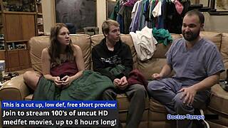 Dr. Tampa plays with ultrasound on patient Nova Maverick 😏