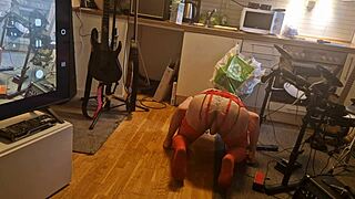 Kit Willer Rips His Ass Wide Open In The Kitchen For Honey's Big Cock To Cum