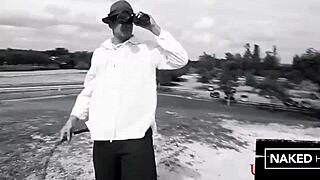 thick booty ebony and ivory baddies enjoy cock in woods