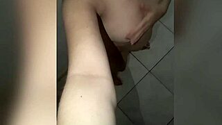 Latina wife masturbates waiting for husband to arrive for sex
