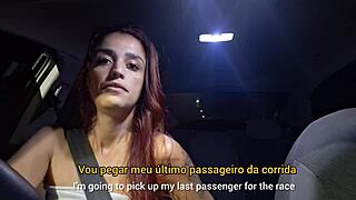 casada trabalha de motorista de aplicativo e faz sacanagens com passageiros
