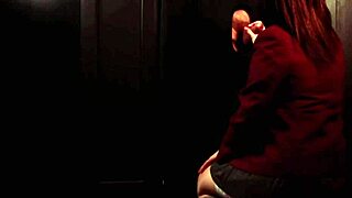 Student Sucks Cock at the Gloryhole in Secretary Costume.