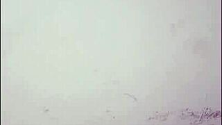 Opening Her Pussy and Inserting a Pink Dildo She Shows Her Wet Pussy