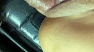 Amateur couple fucks girlfriend with friend cumming on pussy