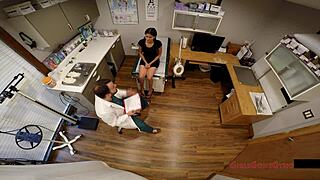 Mandatory New Student Physical For Mixed Cutie With Small 18+ Tits. Doctor Tampa Examines Yesenia Sparkles At Tampa University - Part 1 Of 7.