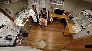 Mandatory New Student Physical For Mixed Cutie With Small 18+ Tits. Doctor Tampa Examines Yesenia Sparkles At Tampa University - Part 1 Of 7.