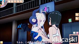 Garoto Feels Intense Pleasure with Succubus and Elf Fucking in School