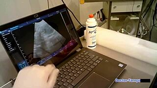 Dr. Tampa plays with ultrasound on patient Nova Maverick 😏