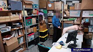 I watched the skinny shoplifter get pounded by the officer